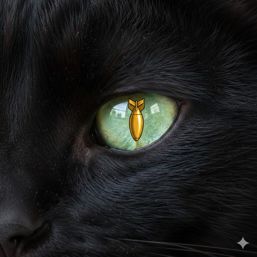 black cat eye logo